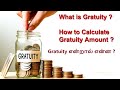 What is Gratuity ? | How to Calculate Gratuity Amount in Tamil