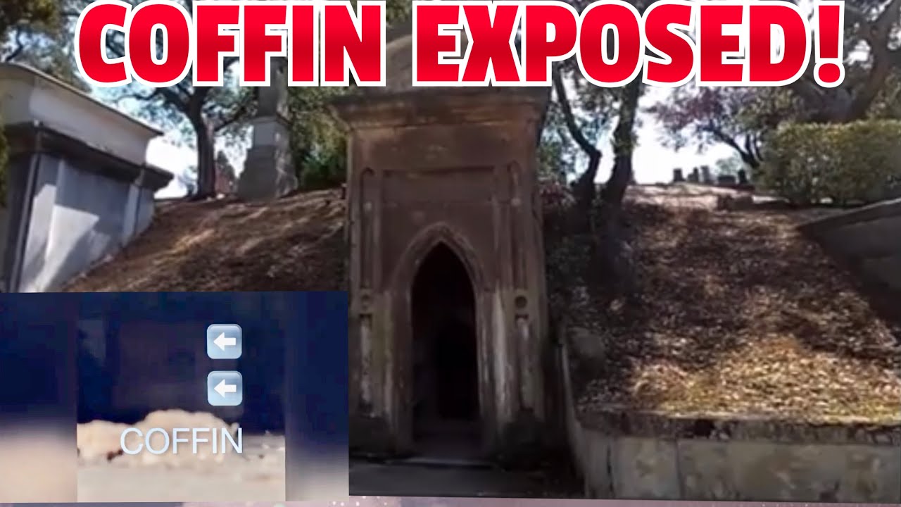 Peek Inside EPIC 1800s Crypt! COFFIN EXPOSED! Millionaires Row! - Crypt ...