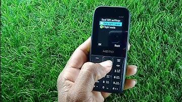 How to remove flight mode in HERO keypad mobile | flight mode Kaise hataye | flight mode setting