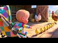 Farmyard Fun with Baby 🐄🐓 | Learn Animals and Sounds for Kids | Preschool Learning Video