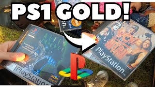 PS1 GOLD! Video Game Hunting @ My Local Car Boot Sale.