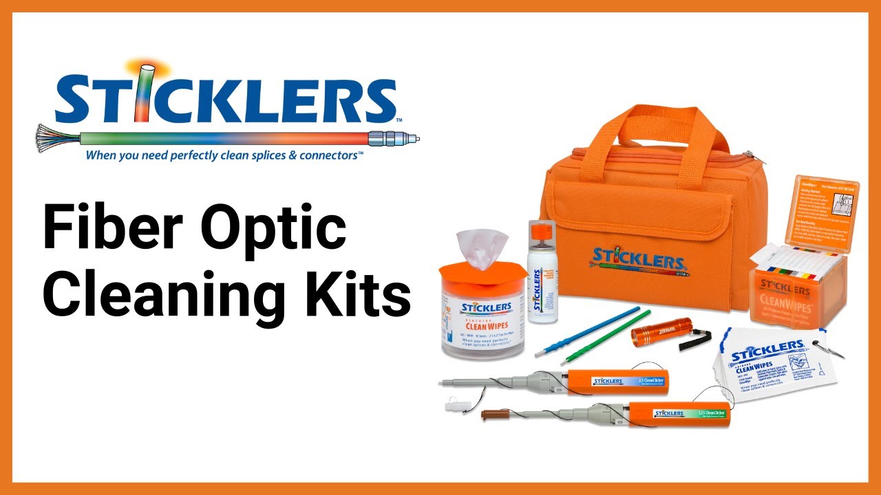 Sticklers Fiber Optic Cleaning Kits YouTube