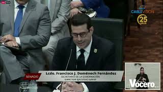 Francisco Domenech ante Comision Total