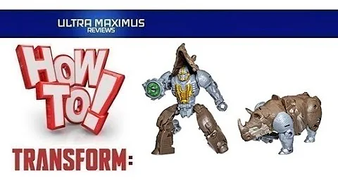 🔥How to Transform Rhinox | Battle Changer | Transformers Rise of the Beasts