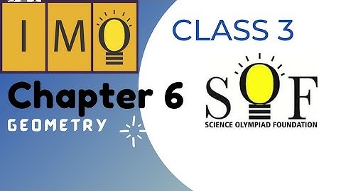 CLASS 3 IMO CHAPTER 6 GEOMETRY | mathematical reasoning questions with solution