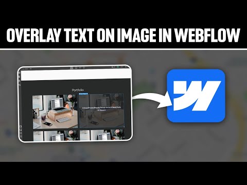 How To Overlay Text On Image in Webflow ! (Full Tutorial)