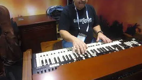 Scott Russ Demo of Hammond XK-5 Heritage at 2018 NAMM Show