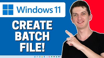 How To Create Batch File On Windows 11