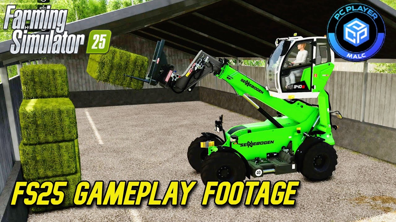 ACTUAL GAMEPLAY FOOTAGE - FARMING SIMULATOR 25 | FS25 | - YouTube