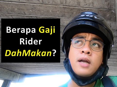 Berapa Pendapatan Sebagai Rider Dahmakan Kerja Selama 3 Minggu Gaji Mingguan Job Scope Youtube