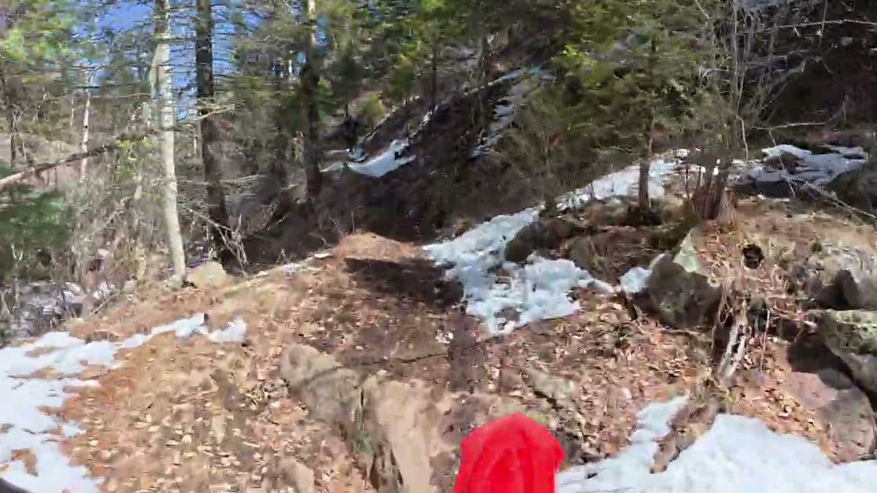 Lion Canyon Trail Heading Down April 22nd 2025