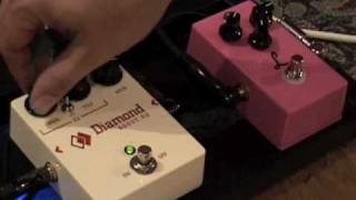 Diamond Pedals BOOST EQ pedal with gearmanndude Luther Drive guitar effects demo