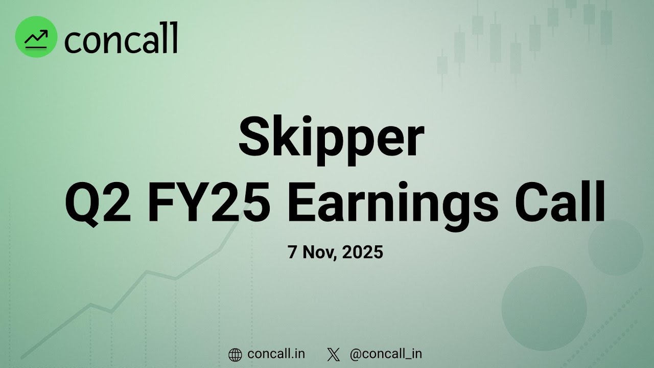 Skipper Ltd Q2 FY26 Earnings Conference Call | Concall.in