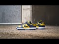 nike dunk low michigan 2021 on feet