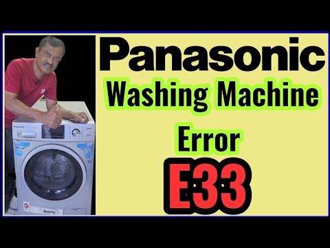 Washing Machine Error E33 Quick DIY Repair Guide!