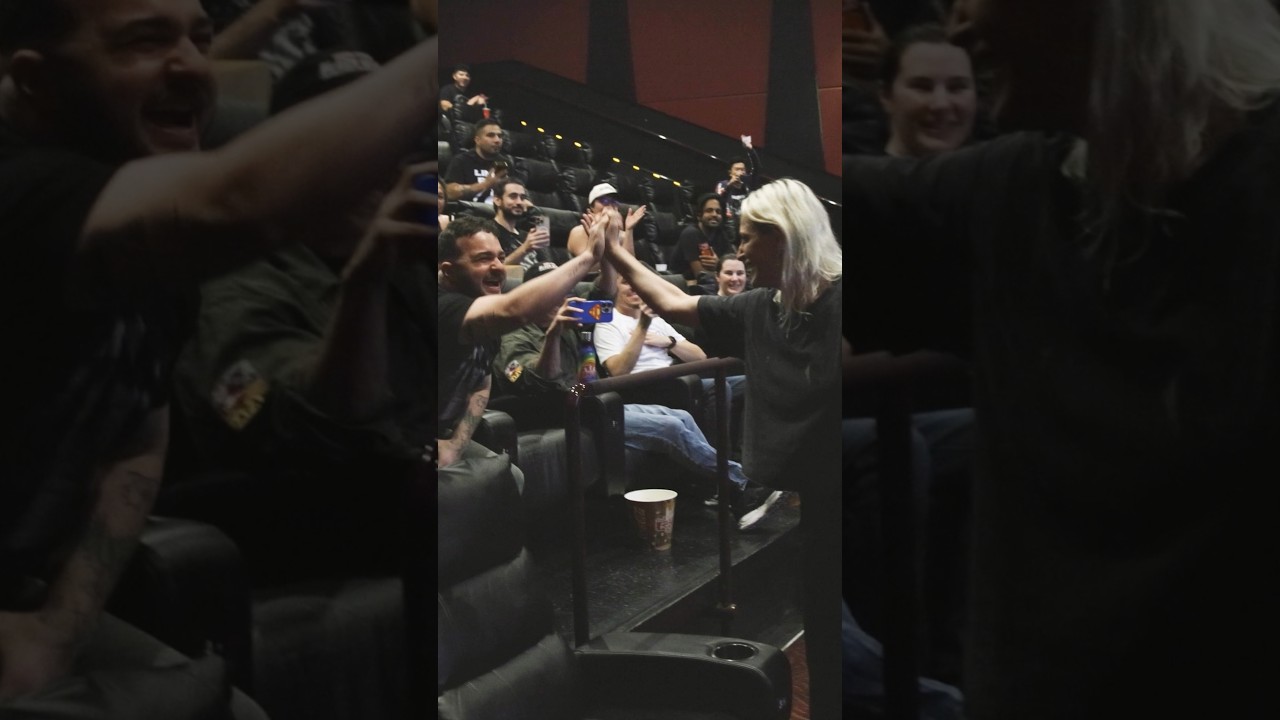 Sorry to the moviegoers in these theaters who were rudely interrupted by Mike, Emily and Colin.