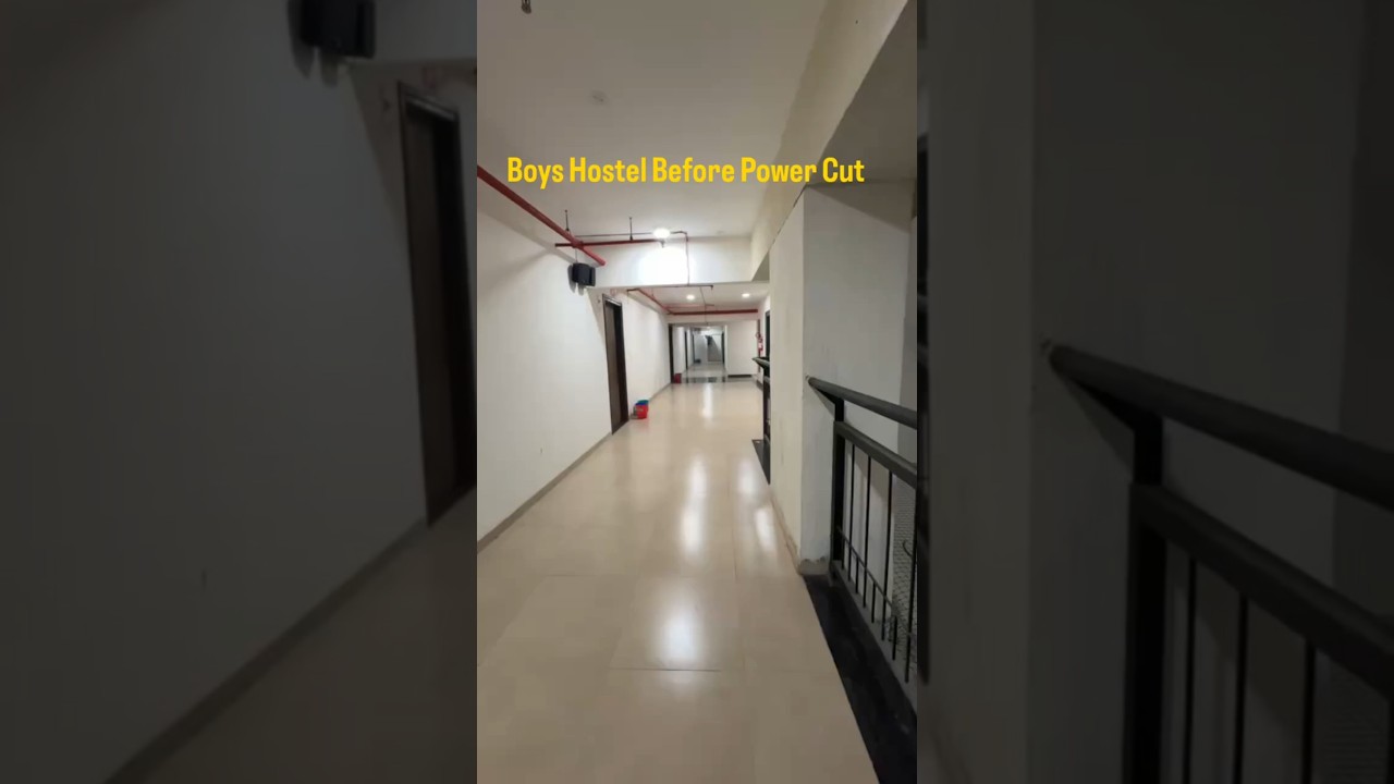 boys hostel before and after power cut 