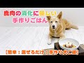 【簡単手作り犬ご飯】鹿肉の消化に優しい手作りごはん【帝塚山ハウンドカム】