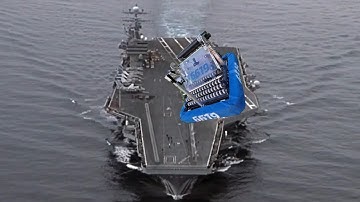 FRC robot meets an aircraft carrier