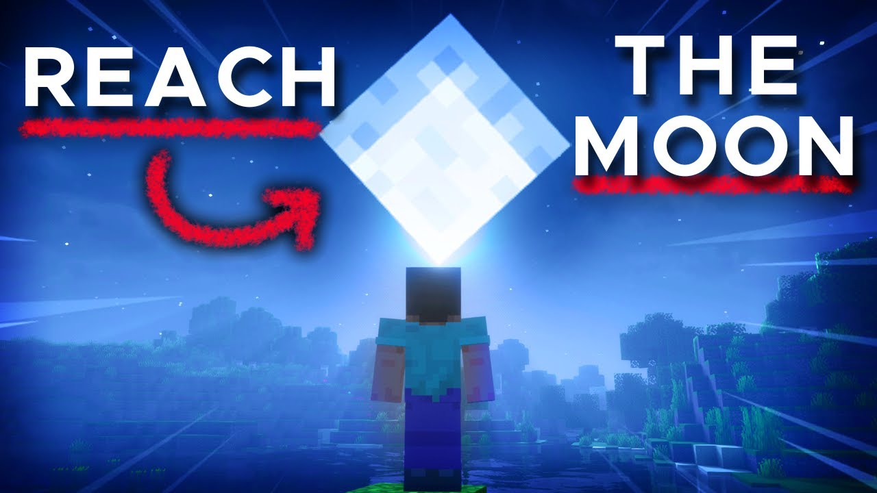 Can you reach the MOON in Minecraft? - YouTube