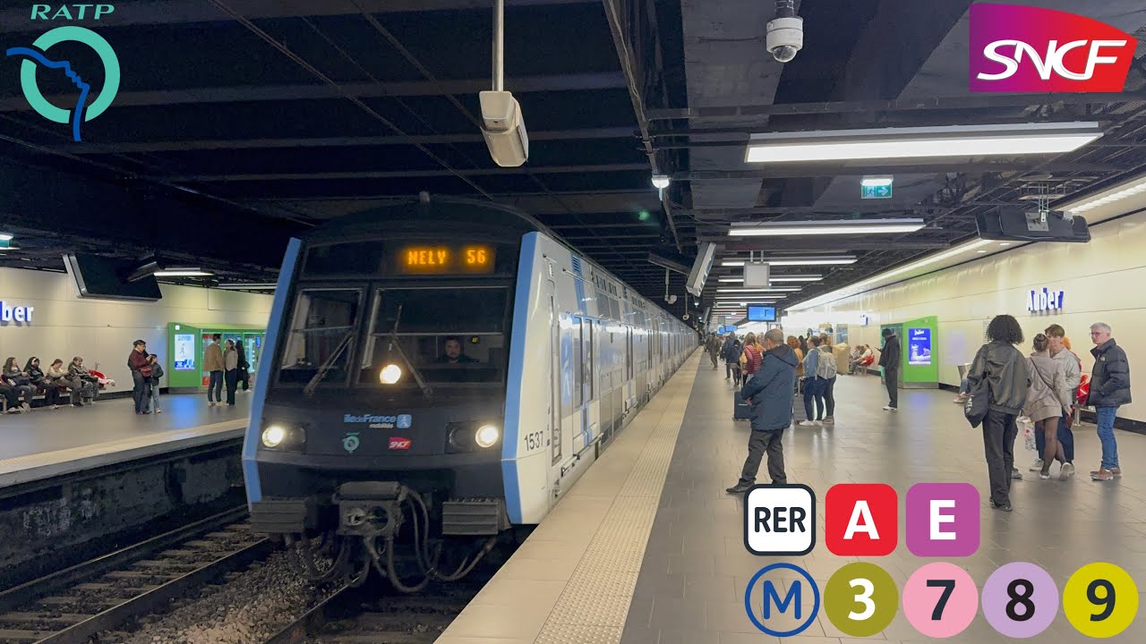 [RATP/SNCF]Métro & RER a Auber #ratp #sncf #metroparisien #rer #rera # ...