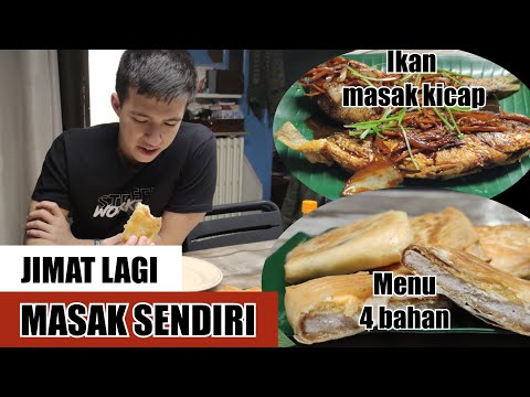 JIMAT LAGI MASAK SENDIRI (IKAN MASAK KICAP & MENU 4 BAHAN)