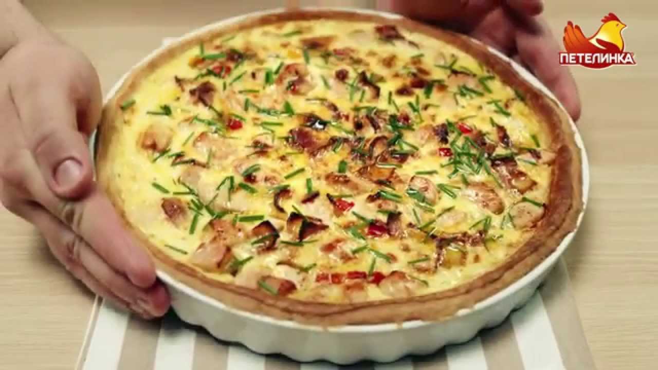 курицы Пирог открытый из курицы Пирог открытый из