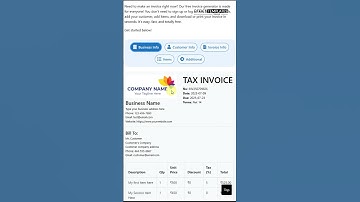 Create Invoices in Seconds — Free Online Invoice Generator 2025!