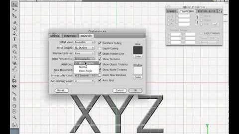 Strata Design 3D CX 7 Preferences Palette Overview