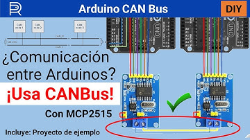 ✅ Tutorial de COMUNICACIÓN #canbus con #ARDUINO y #mcp2515 ► (en sólo 8 min.) -- PASO a PASO -- 😱