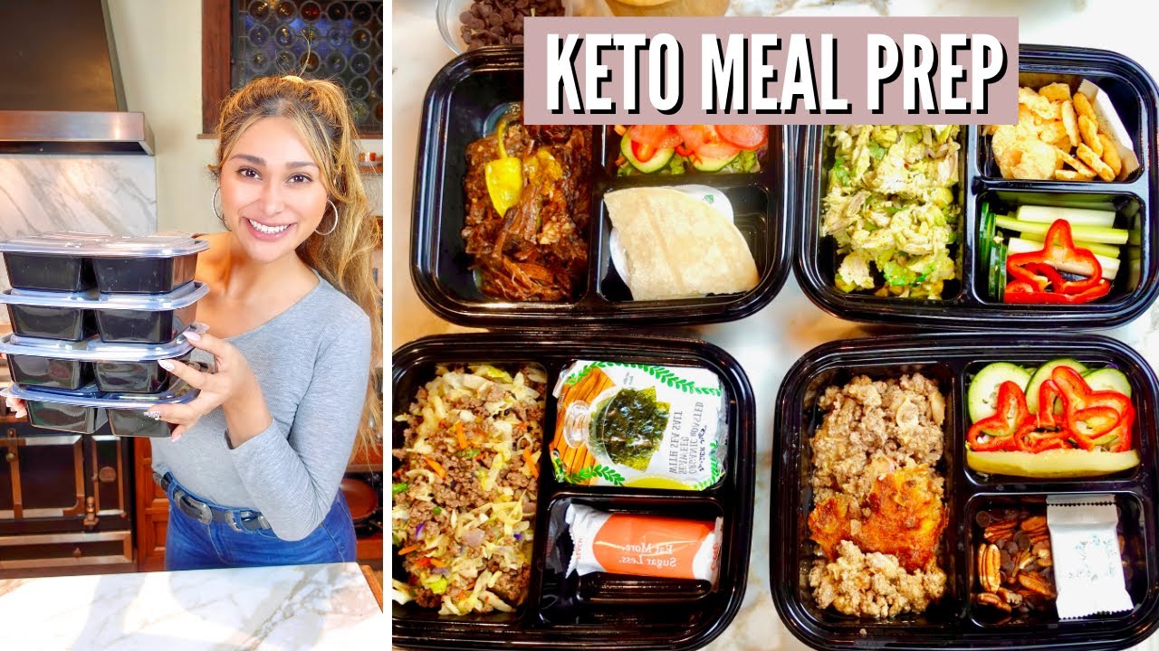 KETO MEAL PREP! Easy Lunch Ideas for Weight Loss & Fat Burning! Keto ...