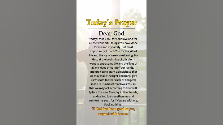 Morning Prayer Starting Your Day With God   Do Not Skip This Prayer #prayer #morningprayer