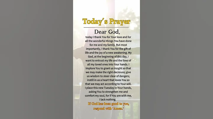 Morning Prayer Starting Your Day With God   Do Not Skip This Prayer #prayer #morningprayer