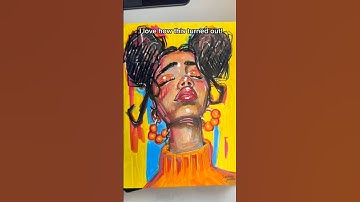 Trying Ohuhu & Arrtx Acrylic markers for the 1st time! #ohuhumarkers #sketchbook #acrylicmarkers