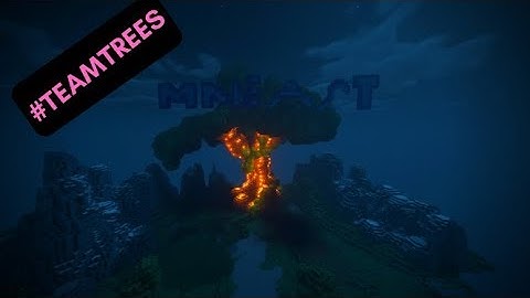 BUILDING A HUGE TREE IN MINECRAFT! #teamtrees