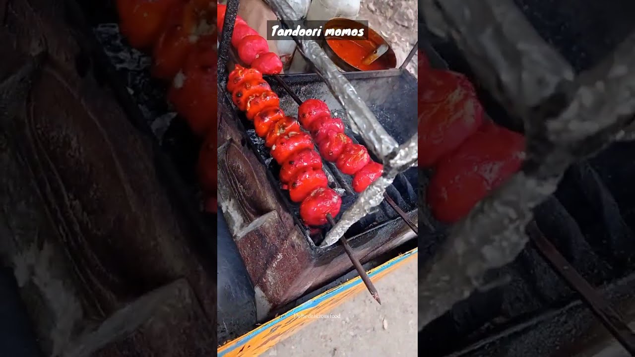 Veg Tandoori Momos Street Food In Just Rs 60 Short Foodlover Delhistreetfood Tandoorimomos