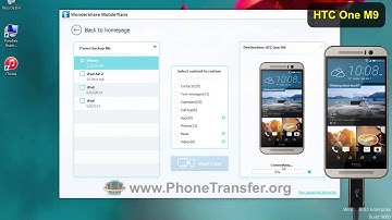 [iTunes to HTC One M9]: How to Restore iPhone Backup File from iTunes Backup to HTC One M9