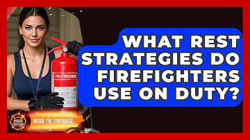 What Rest Strategies Do Firefighters Use On Duty? - Inside the Firehouse