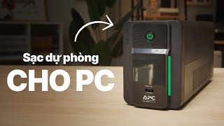 Tôi bị HỎNG bộ PC 50 triệu vì không dùng cái này! | Bộ lưu điện APC BVX700LUI-MS