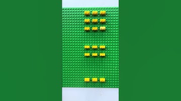 Learning how to subtract with Legos