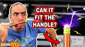 [INHALE] Spark Gap Double Resonance Tesla Coil & ZVS Driver Circuit on Lead-Acid Battery Magic Wand