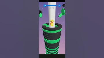 Stack Ball Level 120 Complete In 19 Second #stackball #shorts