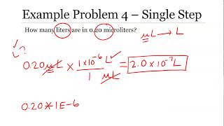 Example Problem 4 - Metric System