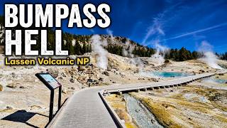 Walking Into Bumpass Hell At Lassen Volcanic National Park