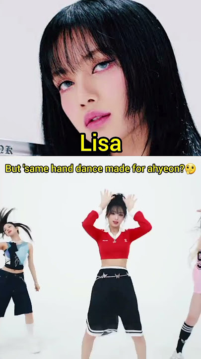Blackpink lisa money dance copy by babymonster ahyeon drip #kpopshort #kpop #babymonster