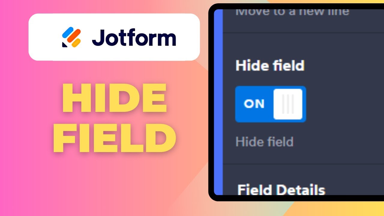How To Hide Field On Jotform (Full 2025 Guide) - YouTube
