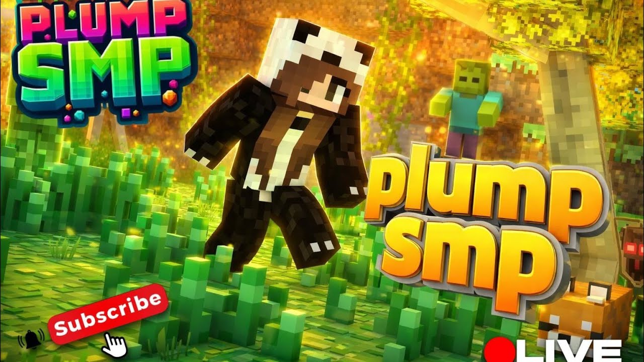 Minecraft live 24/7 PLUMP SMP LIVE | FREE Redeem Code 💎 | Public Server ...