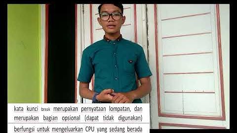 CARA MEMBUAT PROGRAM SWITCH CASE