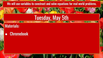 6.3 Writing Two-Step Equations Example 1