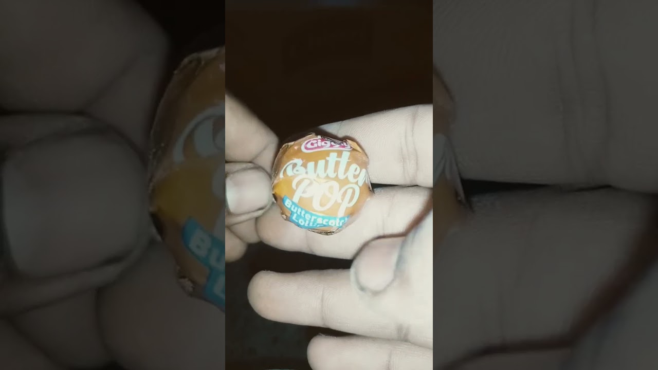 Butter flavored Lolipop unbox.